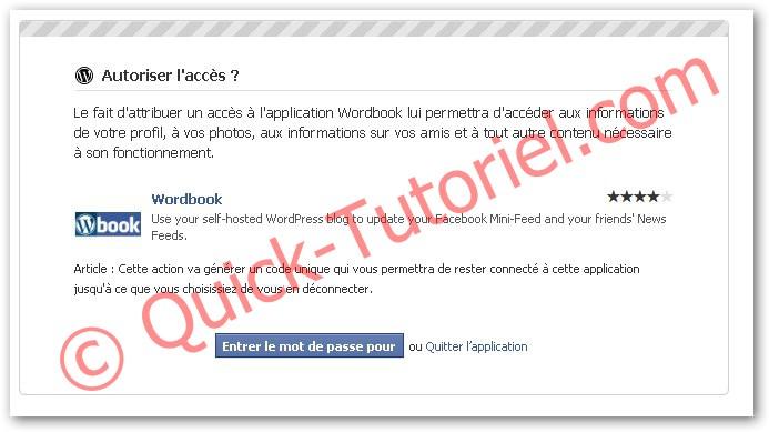 Facebokk_Wordpress_12 #186 Poster vos articles sur Facebook depuis Wordpress en 1 clic.
