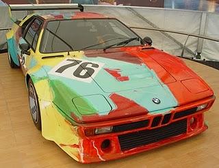 BMW M3 Gt2, une oeuvre d'art au départ des 24H du Mans.