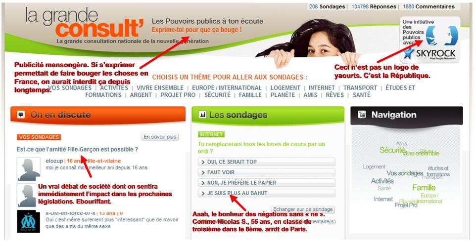 La Grande Consult'. Ouaiiiis ! La Grande Consult'. Ouaiiiis !