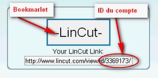 LinCut - sauvegarde de bookmarks