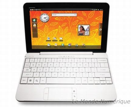 HP Compaq Airlife 100 : Smartbook 10 pouces à écran tactile