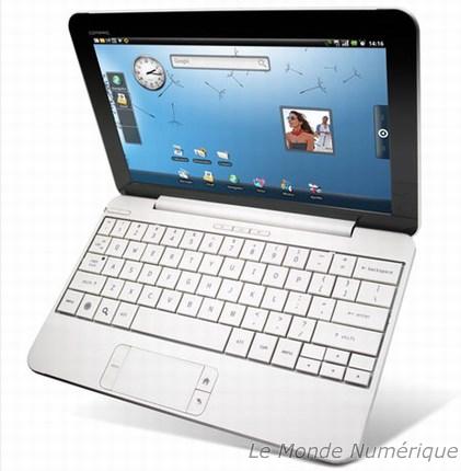 HP Compaq Airlife 100 : Smartbook 10 pouces à écran tactile