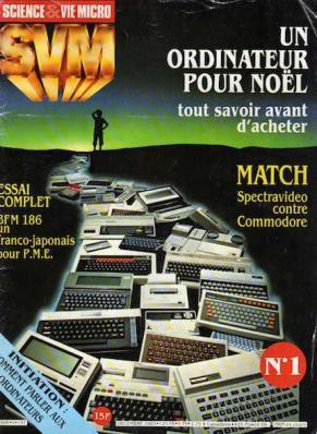 La Une du premier numéro du magazine SVM