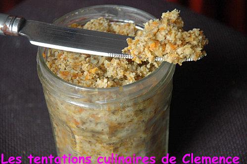 Terrine végétale champignons et carottes pâté carotte et champignon au mélange forestier2