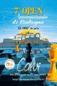 Open International d'échecs à Calvi jusqu'à samedi.