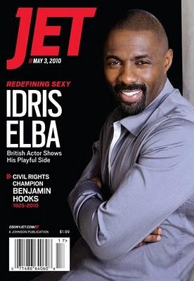 Sexy Idris Elba en couverture de Jet magazine