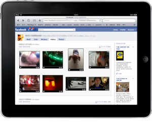 Facebook iPad 1 Facebook se met au HTML 5