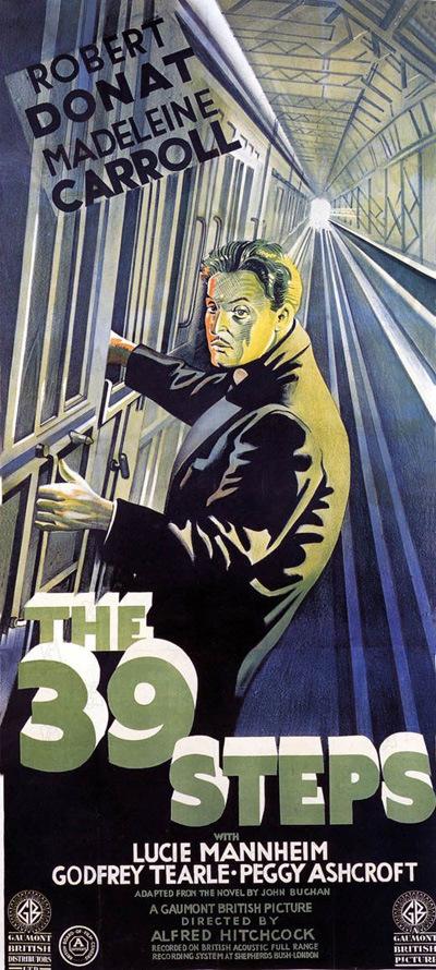 Les 39 marches (Alfred Hitchcock, 1935): chronique cinéma