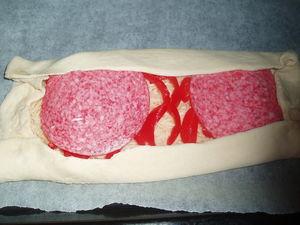 Pide au salami et au fromage + partenariats P3010026