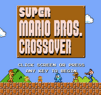 Jeu Vidéo - Super Mario Bros Crossover
