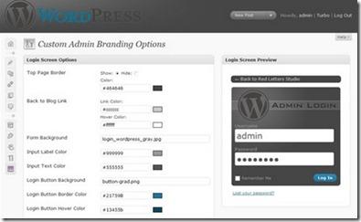 customadminwordpress thumb Customiser et modifier ladministration de Wordpress