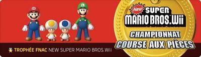 Trophée Fnac New Super Mario Bros Wii