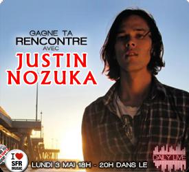 justin nozuka daily live ban v3 2 [Concours] Gagne une rencontre et un showcase ultra privé avec Justin Nozuka