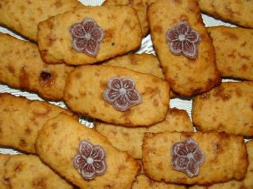 Cookies aux bonbons à la violette