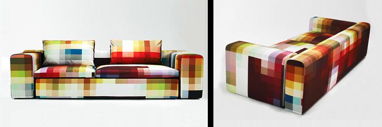 Les meubles et objets pixelisés de Cristian Zuzunaga