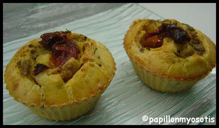 MUFFINS AUX TOMATES SECHEES & ESQUICHADE DE COURGETTES Image2