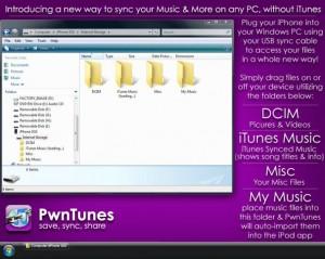 PwnTunes : Transférer la musique de l’iPhone au PC
