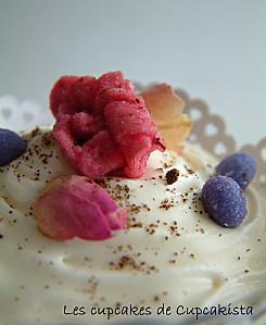 Cupcakes Mariage Roses Lavande-3