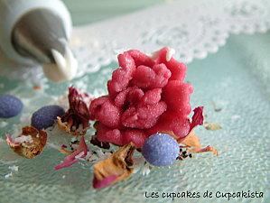 Cupcakes Mariage Roses Lavande-7