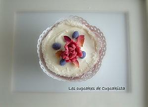 Cupcakes Mariage Roses Lavande