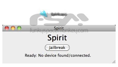 Spirit : Screenshot jailbreak iPhone 3.1.3 new bootrom