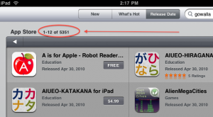 ipad4 L’iPad passe le cap des 5.000 applications