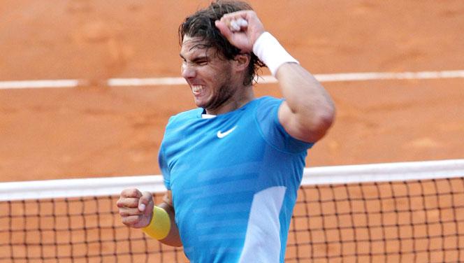 Masters 1000 de Rome 2010 ... Rafael Nadal gagne et rejoint Agassi