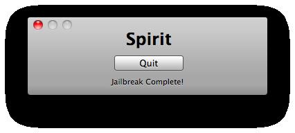 TUTO Spirit Mac: Jailbreaker iPhone 3.1.3 new bootrom et iPad 3.2