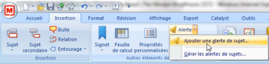 les alertes de MindManager 10 fonctions pratiques que vous devez connaître