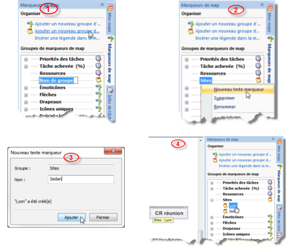 les textes marqueurs de MindManager 10 fonctions pratiques que vous devez connaître