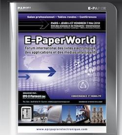 Rendez-vous au salon Epaperworld à la Cité des Sciences