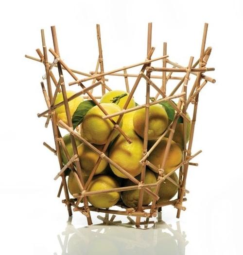 Alessi - Corbeille à fruits Blow up - bambou