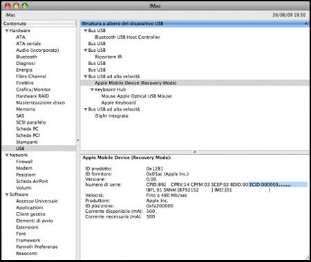 TUTO : Sauvegarder ECID iPhone 3.1.3 et iPad 3.2 sur Mac avec Umbrella