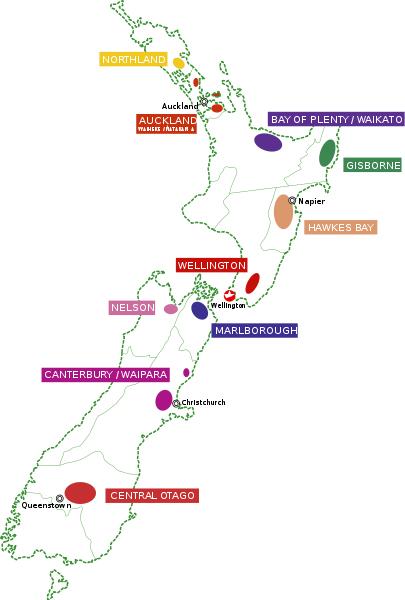 Nouvelle Zélande, un vignoble qui se distingue grâce à son climat diversifié…