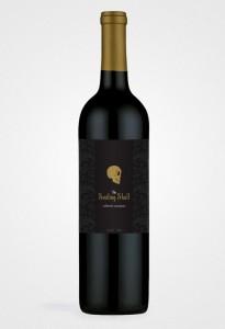 Bouteille The Smiling Skull by Rhinocerosred Le vin The Smiling Skull by Rhinocerosred…