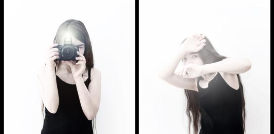 Diptyque, portraits en interaction #4 : l'autoportrait Diptyque, portraits en interaction #4 : l'autoportrait (portrait photographique)