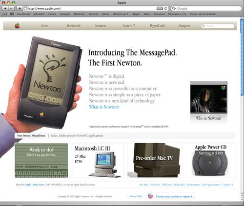 500x_appledotcom1993 A quoi aurait pu ressembler le site d’Apple en 1993?
