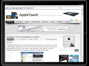 ipad-appletouch iPad : Naviguer gratuitement sur Safari