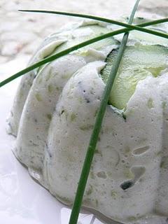 Mousse de concombre au fromage blanc & au cumin (light!)