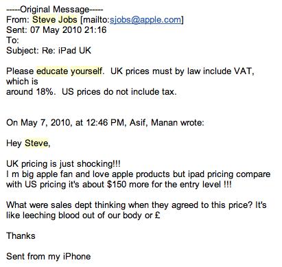 Un problème avec le prix de l’iPad? Voyez ça avec votre Gouvernement..
