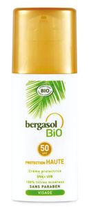 Ma crème solaire visage bergasol bio bergaslBio_IP50