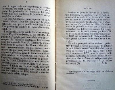 ..LE PUY-NOTRE-DAMEPélerinage de la Sainte Ceinture1873. ... ..LE PUY-NOTRE-DAMEPélerinage de la Sainte Ceinture1873. ...