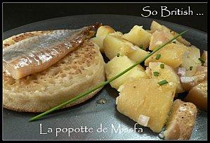 Salade de pommes de terre tièdes aux harang Salade de pdt aux harang