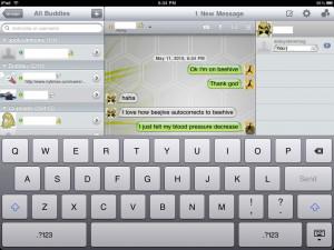 BeeJive pour iPad en attente de validation