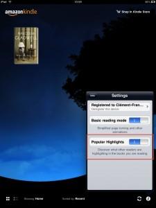 ipadkindle-notesharing Amazon : les passages les plus populaires accessibles depuis le web