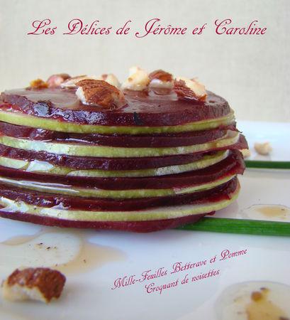 Mille-Feuilles Betterave et Pomme - Croustillant de noisettes DSC01802_1