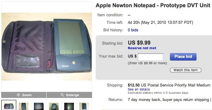 Offrez-vous un prototype du PDA d’Apple : Newton