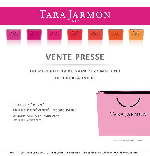 Vente privée Tara Jarmon
Comme à chaque saison c’est...