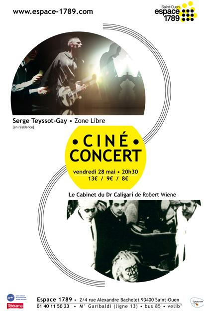 Ciné-concert : Zone Libre à L'espace 789 Ciné-concert : Zone Libre à L'espace 789