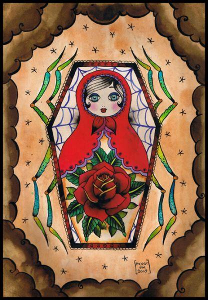 the doll in the box © Peggy Sue Peggy Sue